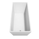 Hannah 67 Inch Freestanding Bathtub in White - 19