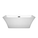 Tiffany 59 Inch Freestanding Bathtub in White - 2