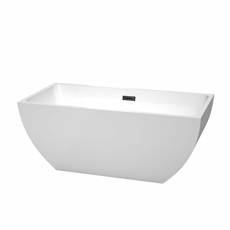 Rachel 59 Inch Freestanding Bathtub in White