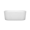 Ursula 59 Inch Freestanding Bathtub in White - 12
