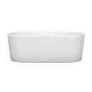 Ursula 67 Inch Freestanding Bathtub in White - 2