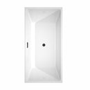 Sara 63 Inch Freestanding Bathtub in White - 3