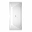 Sara 67 Inch Freestanding Bathtub in White - 18