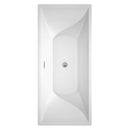 Maryam 71 Inch Freestanding Bathtub in White - 18