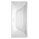 Maryam 71 Inch Freestanding Bathtub in White - 13