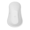 Bolera 71 Inch Freestanding Bathtub in White - 14