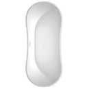 Bolera 71 Inch Freestanding Bathtub in White - 13