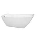 Antigua 67 Inch Freestanding Bathtub in White - 7
