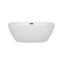 Juno 59 Inch Freestanding Bathtub in White - 2