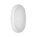 Juno 59 Inch Freestanding Bathtub in White - 8