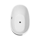 Juno 63 Inch Freestanding Bathtub in White - 4