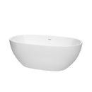 Juno 63 Inch Freestanding Bathtub in White - 6