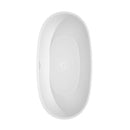 Juno 63 Inch Freestanding Bathtub in White - 8