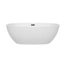 Juno 67 Inch Freestanding Bathtub in White - 2