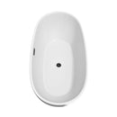 Juno 67 Inch Freestanding Bathtub in White - 4