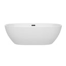 Juno 71 Inch Freestanding Bathtub in White - 2