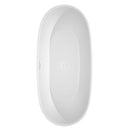 Juno 71 Inch Freestanding Bathtub in White - 8