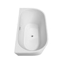 Callie 59 Inch Freestanding Bathtub in White - 30