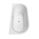 Cybill 67 Inch Freestanding Bathtub in White - 30