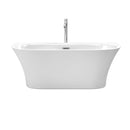 Cybill 67 Inch Freestanding Bathtub in White - 28
