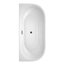 Cybill 67 Inch Freestanding Bathtub in White - 8