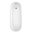 Margaret 66 Inch Freestanding Bathtub in White - 3