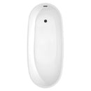 Florence 68 Inch Freestanding Bathtub in White - 3