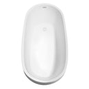 Florence 68 Inch Freestanding Bathtub in White - 9