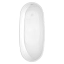 Florence 68 Inch Freestanding Bathtub in White - 8
