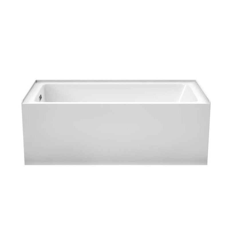 Grayley 60 x 30 Inch Alcove Bathtub in White - 12
