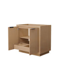 Maroni 36 Inch Single Bathroom Vanity in Light Straw - 4