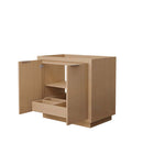 Maroni 36 Inch Single Bathroom Vanity in Light Straw - 2