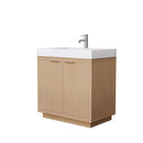 Maroni 36 Inch Single Bathroom Vanity in Light Straw - 11