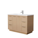 Maroni 48 Inch Single Bathroom Vanity in Light Straw - 5