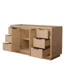 Maroni 60 Inch Single Bathroom Vanity in Light Straw - 4