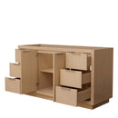 Maroni 60 Inch Single Bathroom Vanity in Light Straw - 2