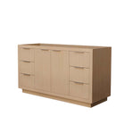 Maroni 60 Inch Single Bathroom Vanity in Light Straw