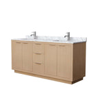 Maroni 72 Inch Double Bathroom Vanity in Light Straw - 23
