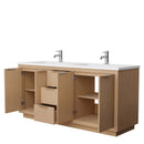 Maroni 72 Inch Double Bathroom Vanity in Light Straw - 6