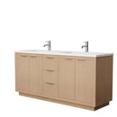 Maroni 72 Inch Double Bathroom Vanity in Light Straw - 5