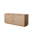 Maroni 80 Inch Double Bathroom Vanity in Light Straw - 3