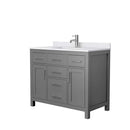 Beckett 42 Inch Single Bathroom Vanity in Dark Gray - 4