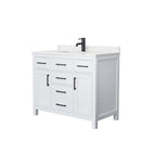 Beckett 42 Inch Single Bathroom Vanity in White - 7