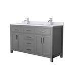 Beckett 60 Inch Double Bathroom Vanity in Dark Gray - 4