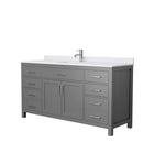 Beckett 66 Inch Single Bathroom Vanity in Dark Gray - 4