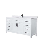 Beckett 66 Inch Single Bathroom Vanity in White - 16
