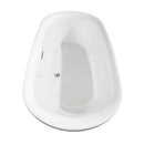 Melissa 65 Inch Freestanding Bathtub in White - 24