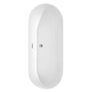 Melissa 71 Inch Freestanding Bathtub in White - 29