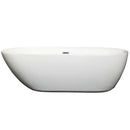 Melissa 71 Inch Freestanding Bathtub in White - 2