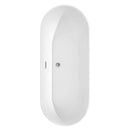 Melissa 71 Inch Freestanding Bathtub in White - 23